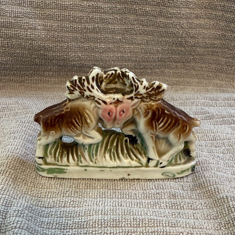 Vintage porcelain Deer Figurine, made in Japan
